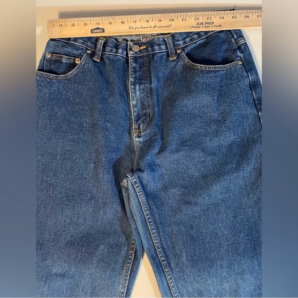 ❄️ Bill Blass Brittany Blue Flare Gradient High rise 10 Jeans GUC Vintage Ombré - Picture 4 of 9